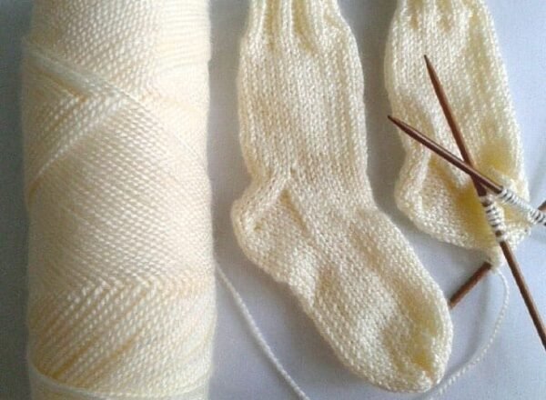 baby sock knitting pattern
