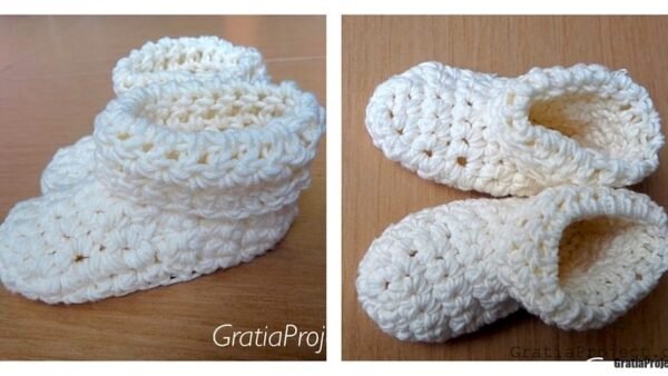 baby booties crochet pattern