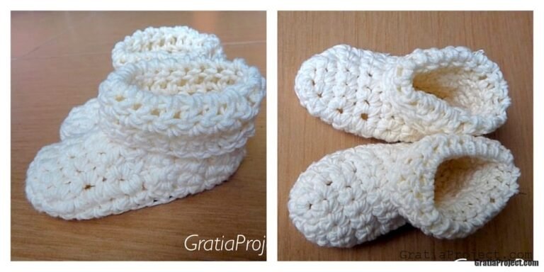 baby booties crochet pattern