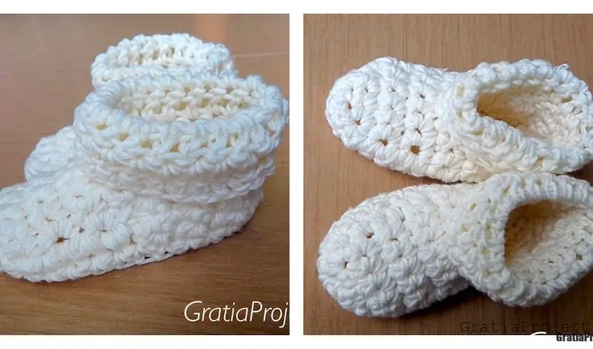 baby booties crochet pattern