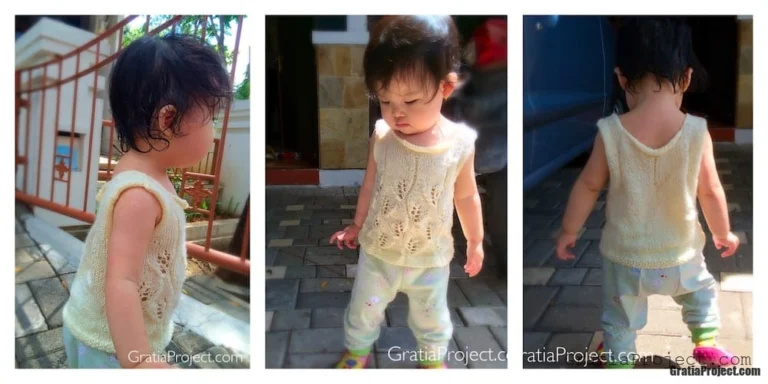 baby lace tank top knitting pattern