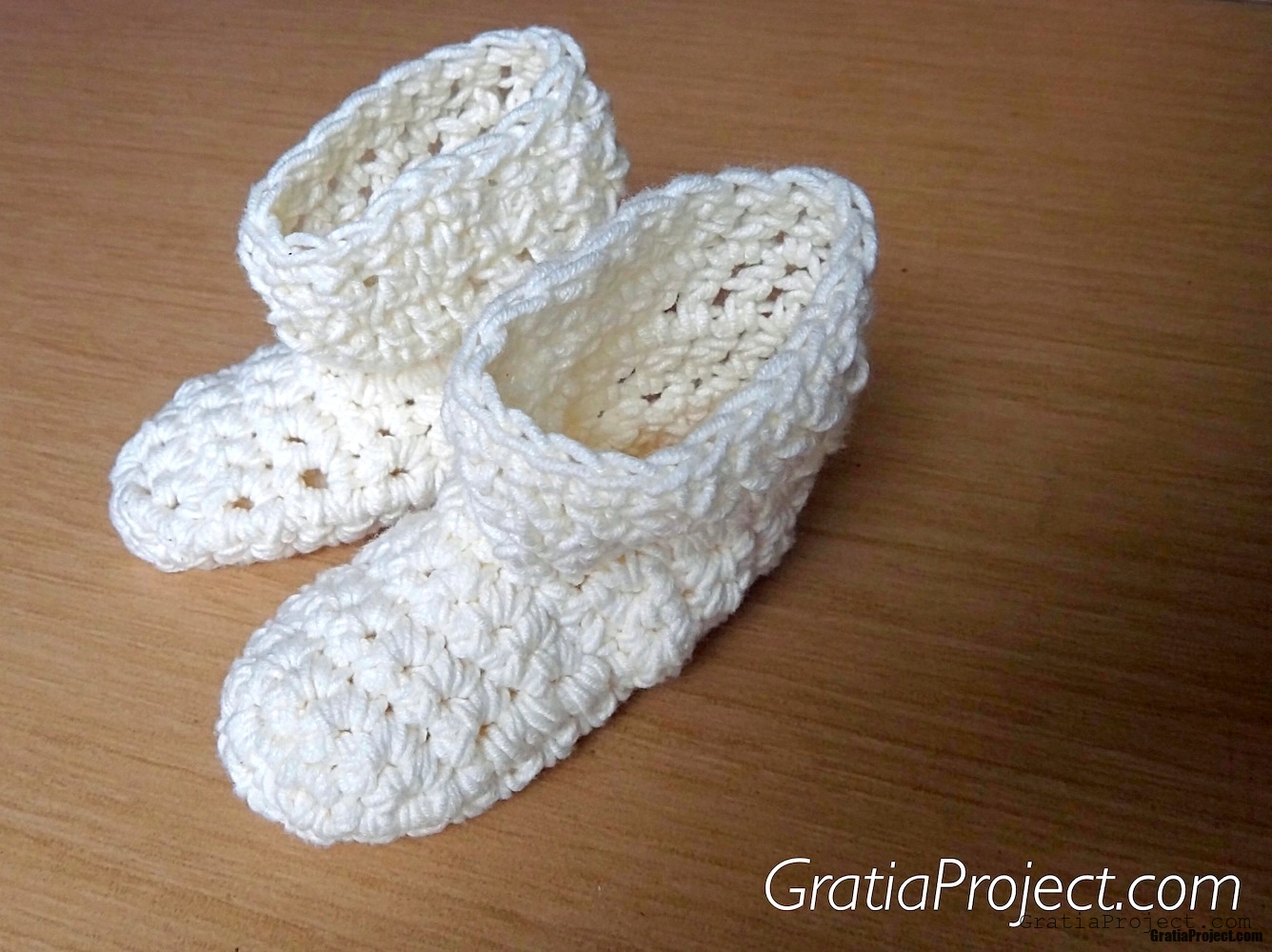 baby slippers crochet pattern
