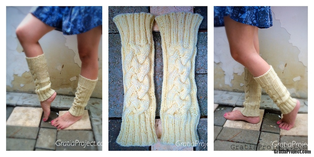 Cable Leg Warmer Knitting Pattern