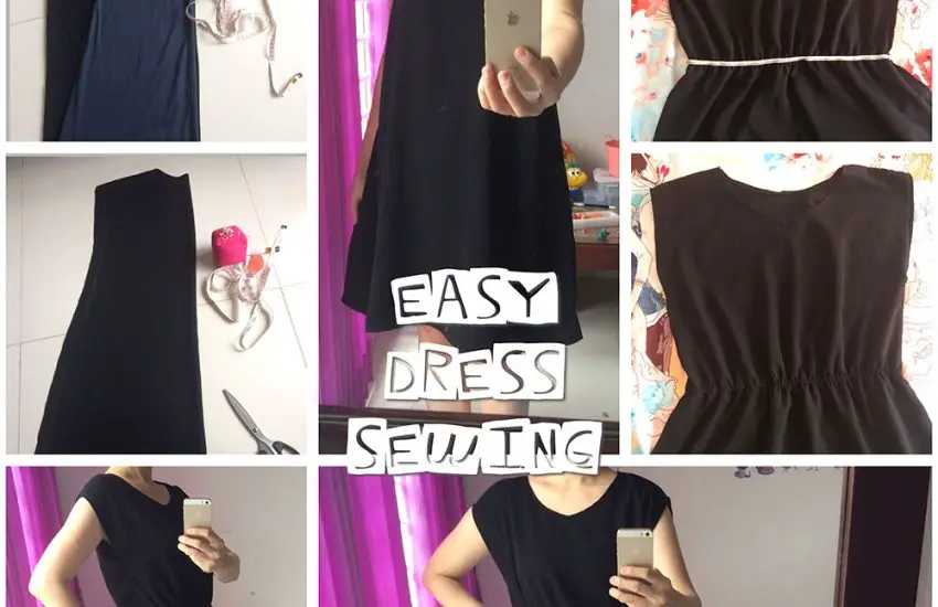 easy dress sewing project no pattern