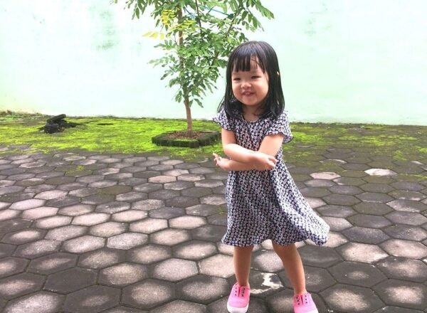 children rayon dress sewing project