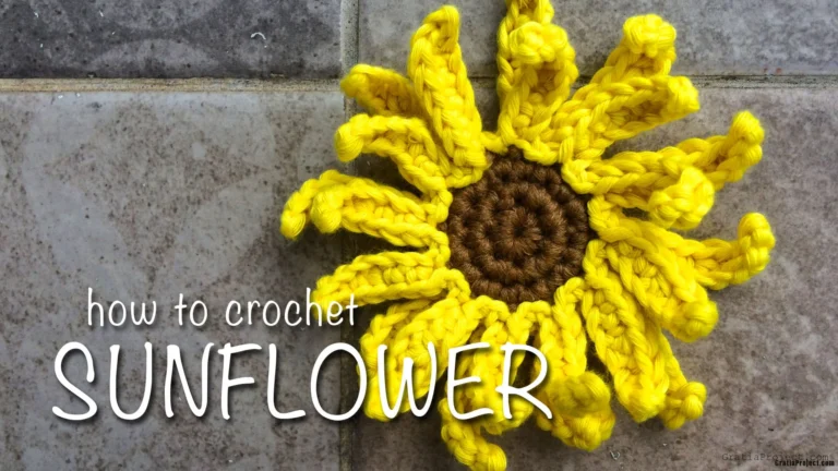 how-to-crochet-sunflower