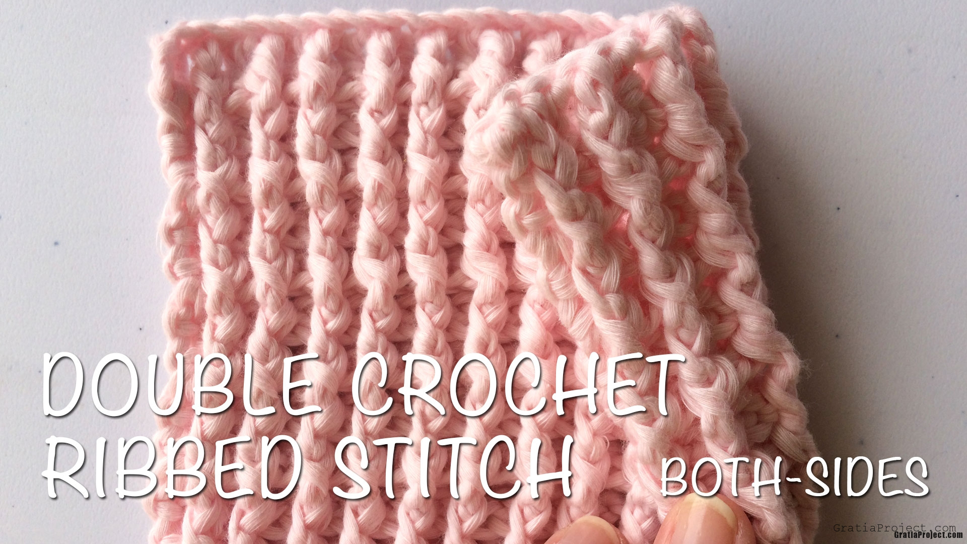 double-crochet-ribbed-stitch