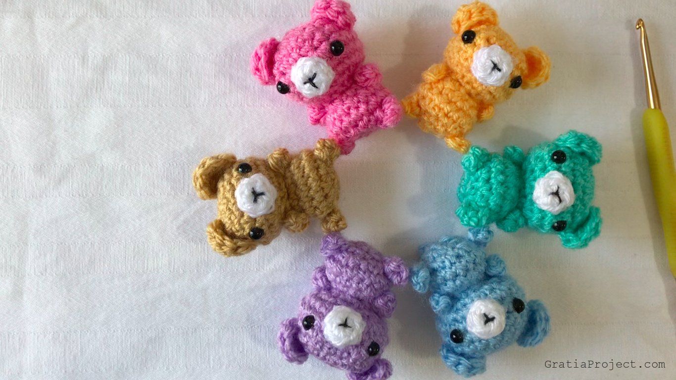 baby bear amigurumi crochet free pattern