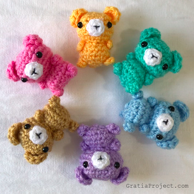 mini bear crochet