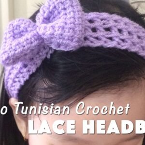 how-to-tunisian-crochet-lace-headband