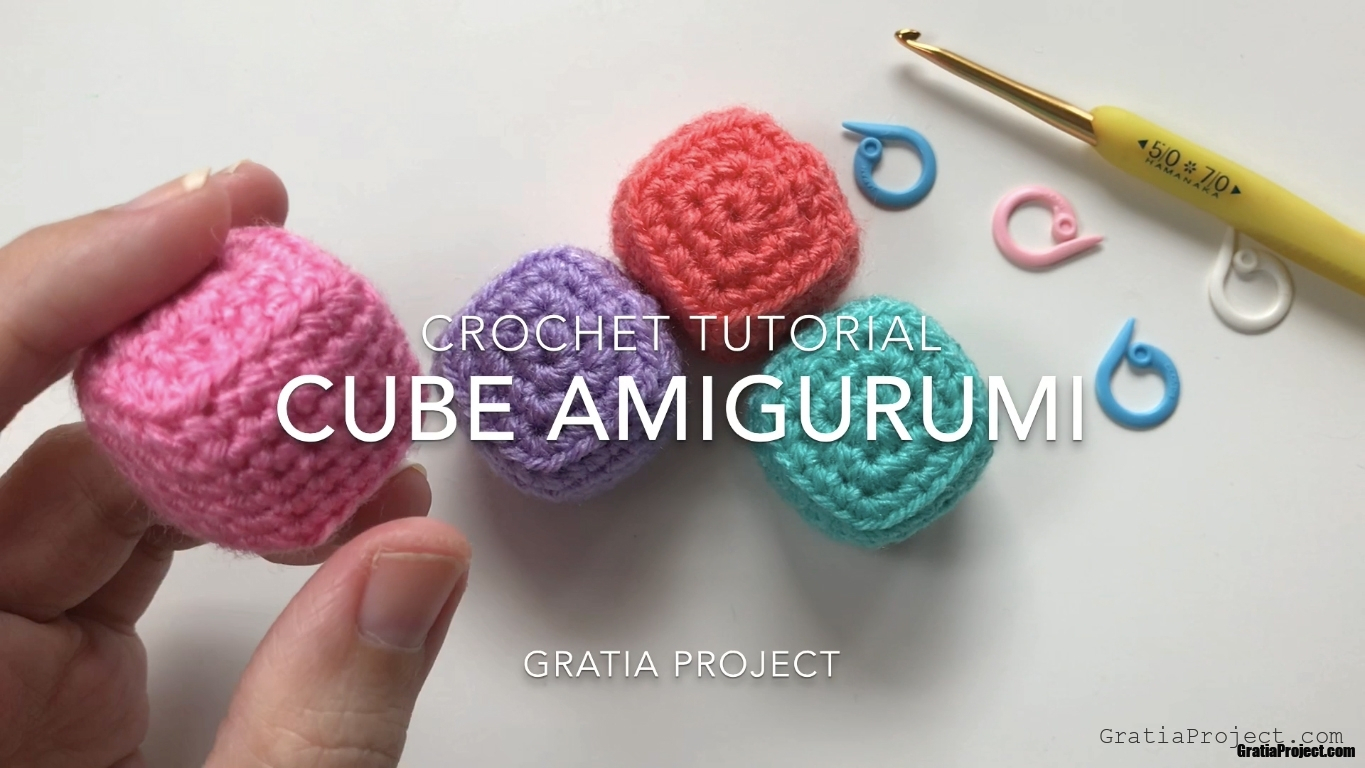 Mini Cube Amigurumi Crochet Tutorial
