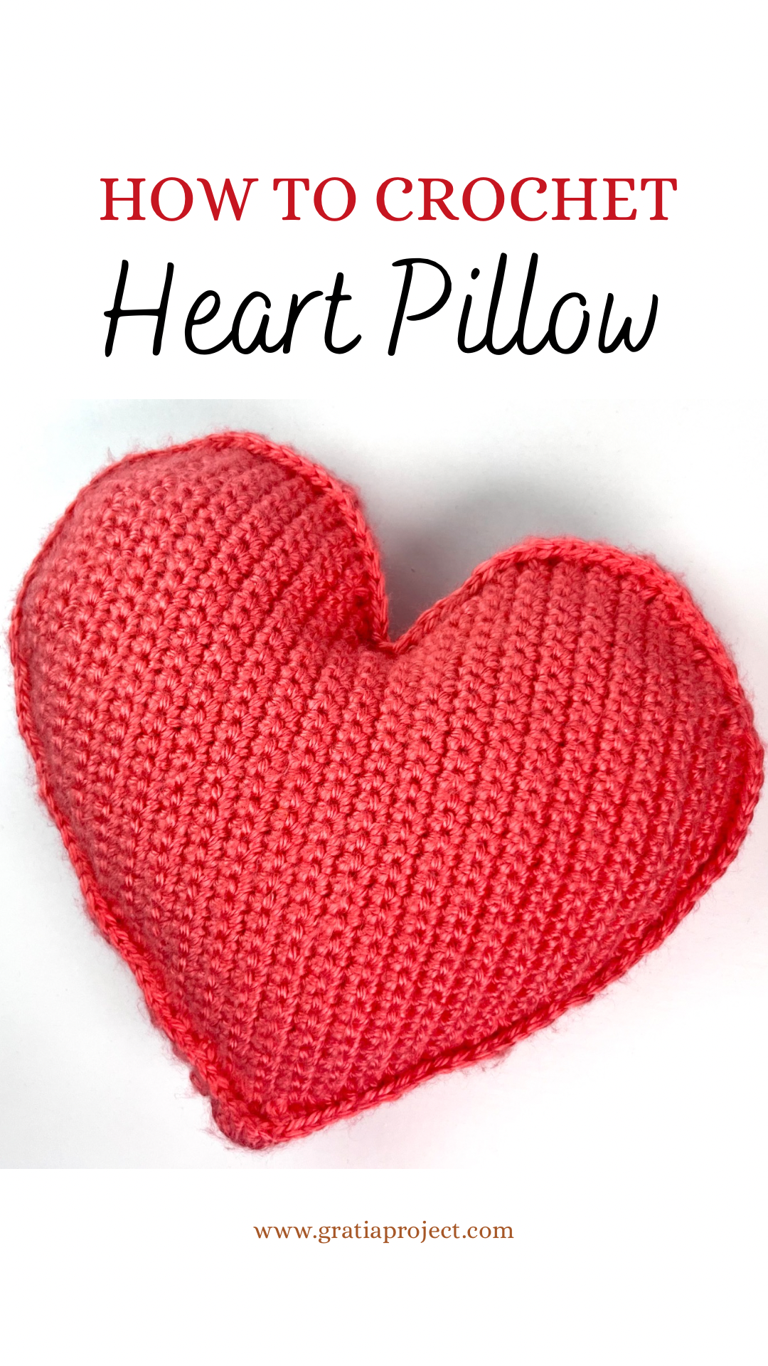 heart amigurumi crochet pattern