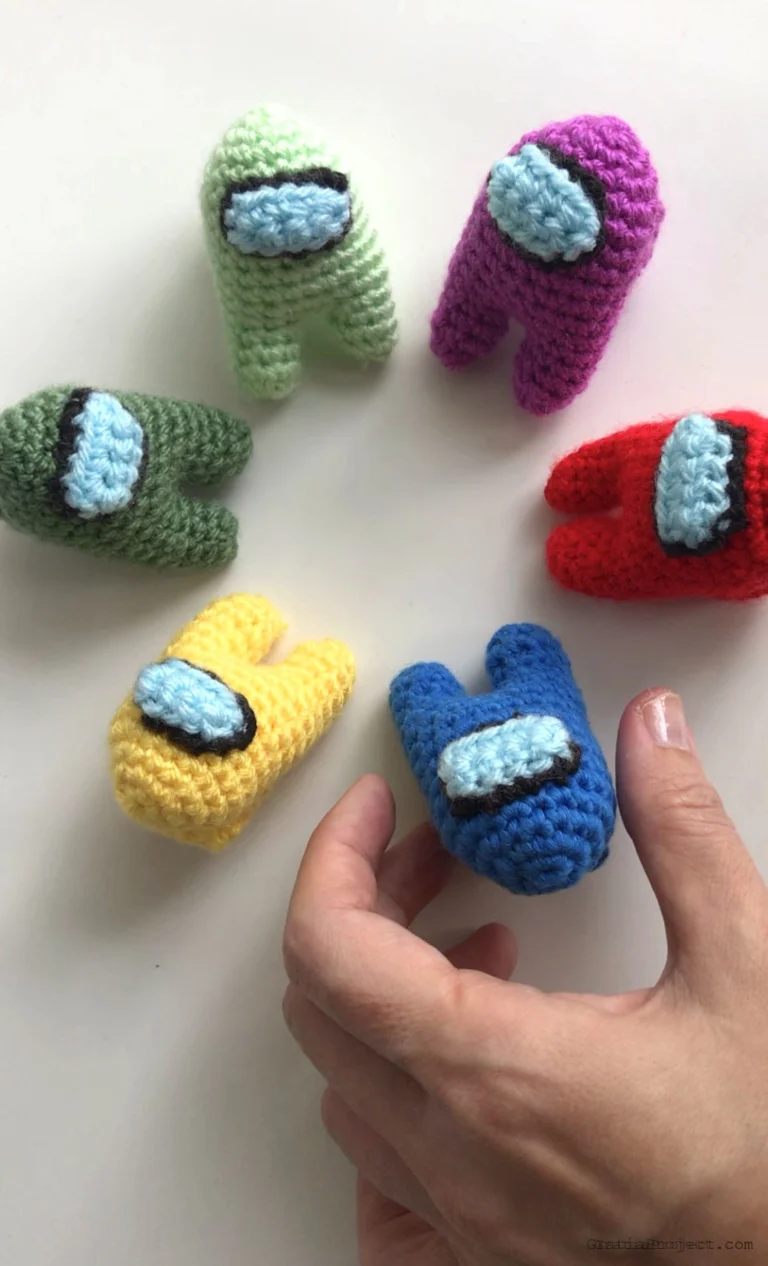 crochet mini among us free tutorial
