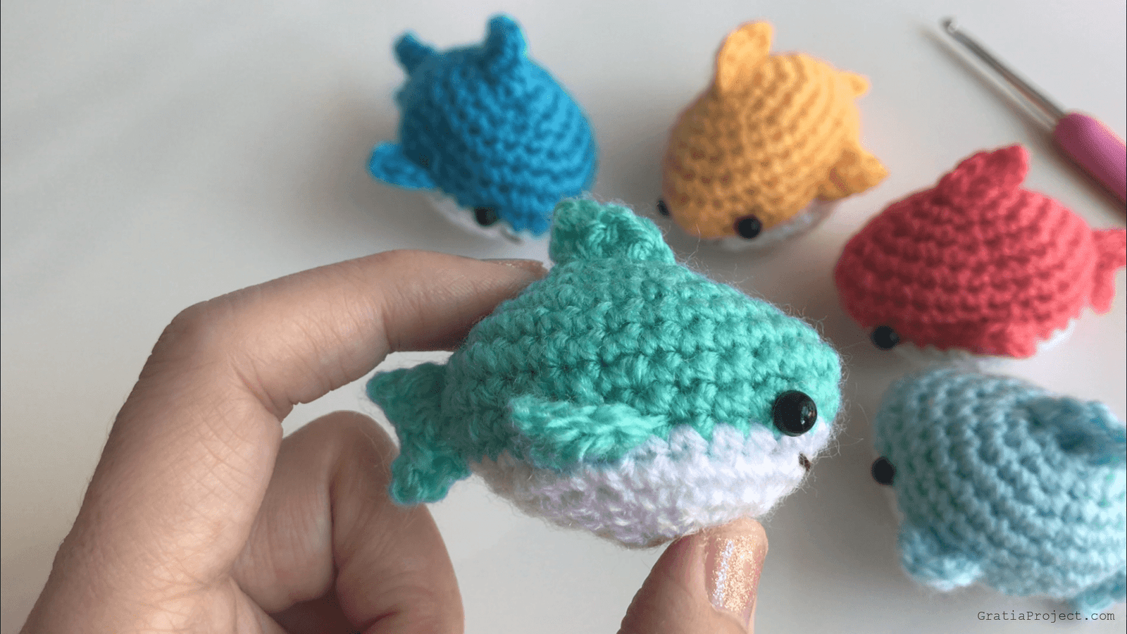 Mini Shark Crochet Tutorial