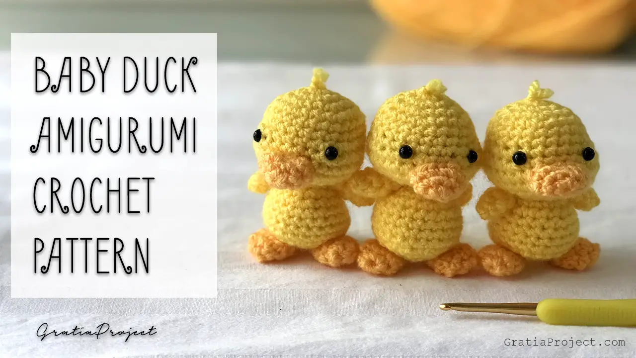 Baby Duck Amigurumi Crochet Pattern