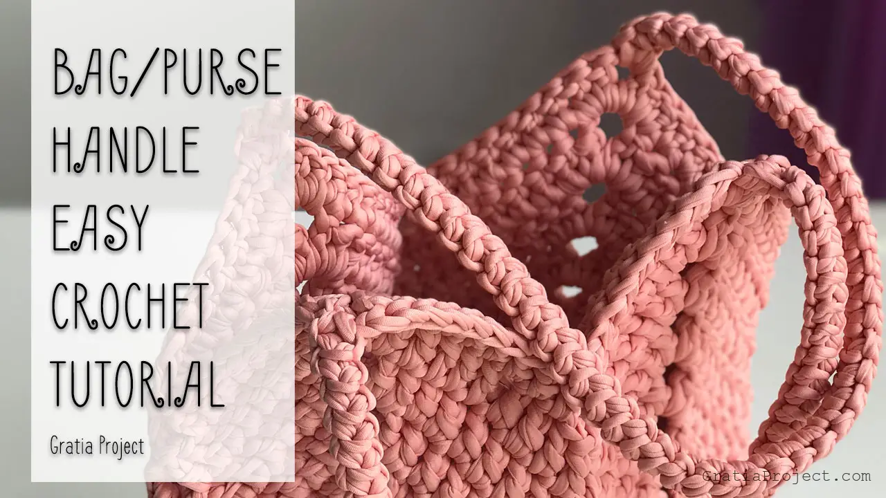Bag Purse Handle Easy Crochet Tutorial