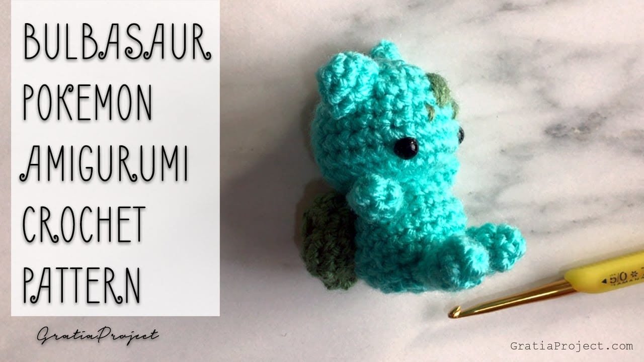 Bulbasaur Pokemon Amigurumi Crochet Pattern