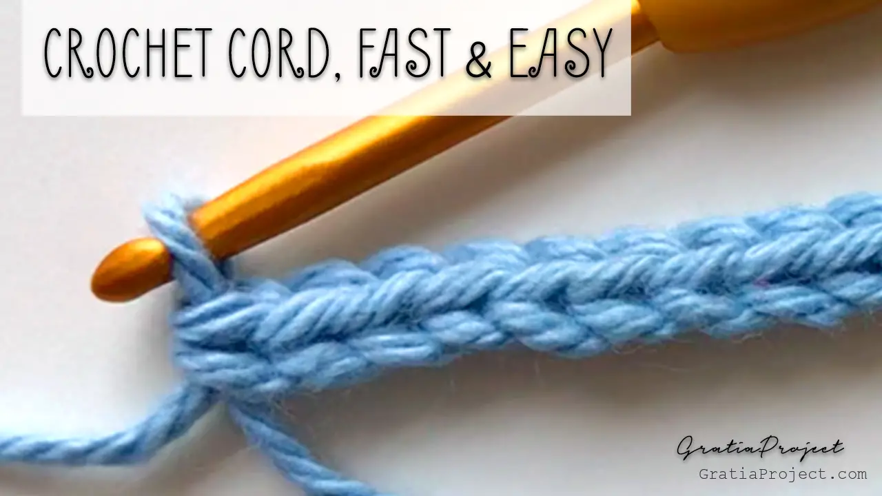 Crochet Cord Tutorial | Simple, Fast, Easy