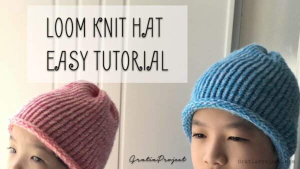 Loom Knit Hat Easy Tutorial