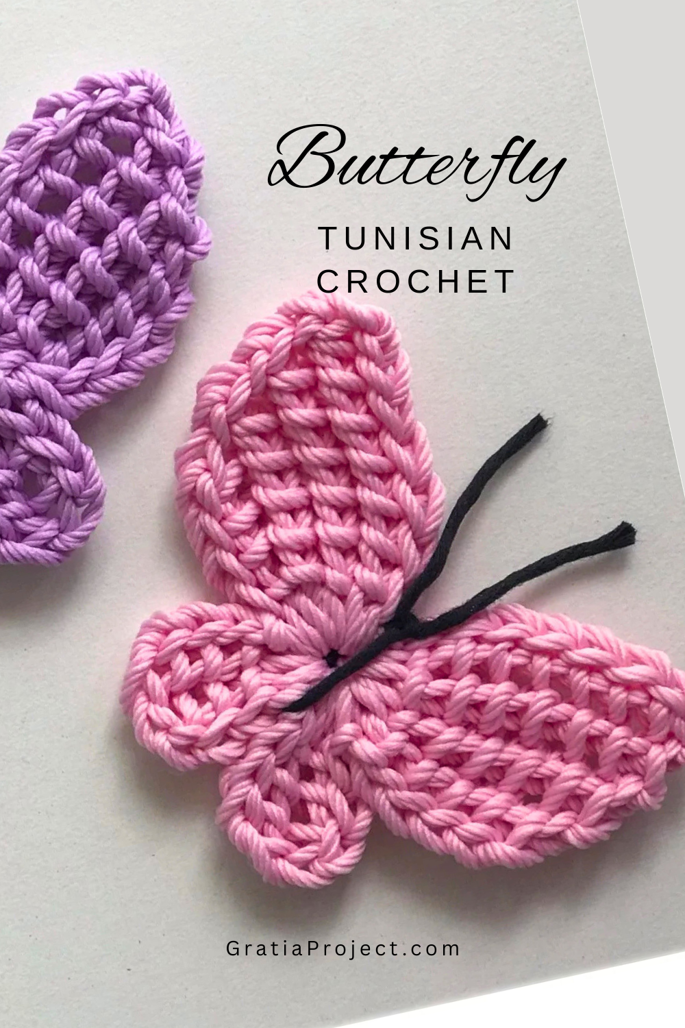 butterfly tunisian crochet