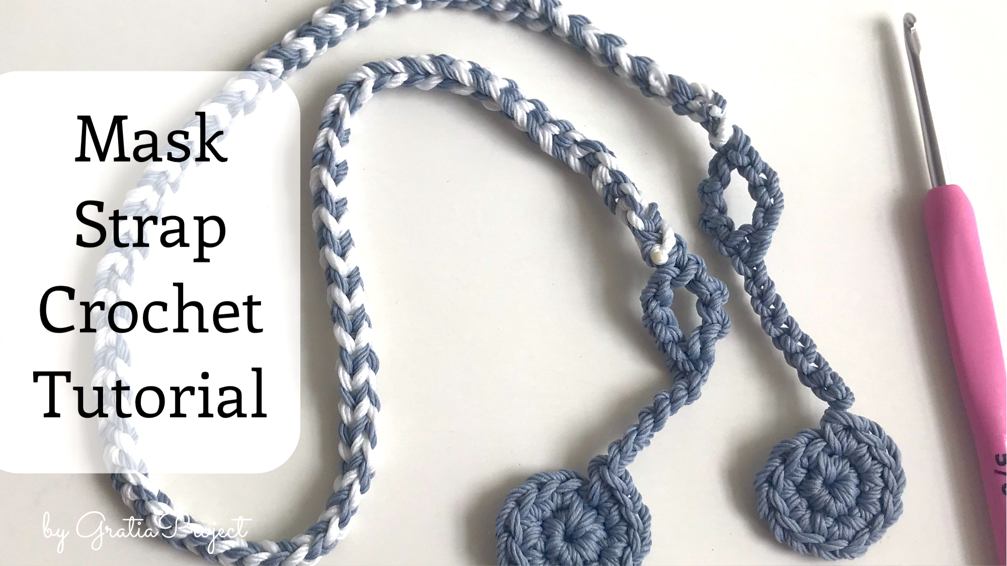 Mask Strap Crochet Tutorial | Easy & Fast