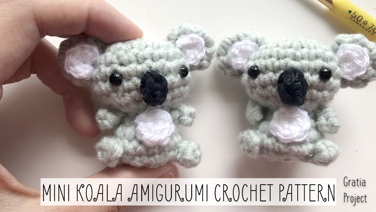 Mini Koala Amigurumi Crochet Pattern