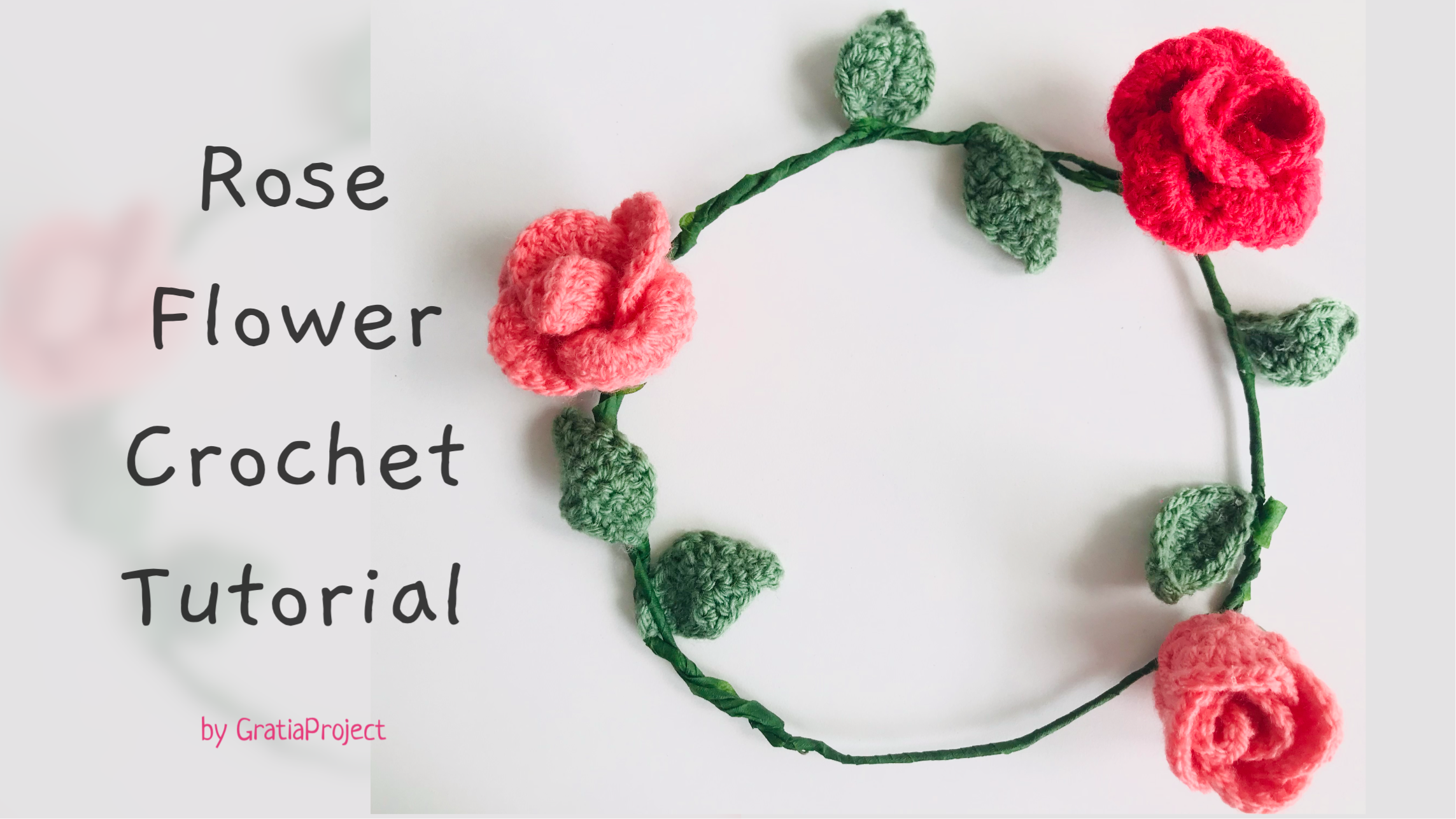 Rose Flower Crochet Tutorial | Crochet Along Easy & Fast