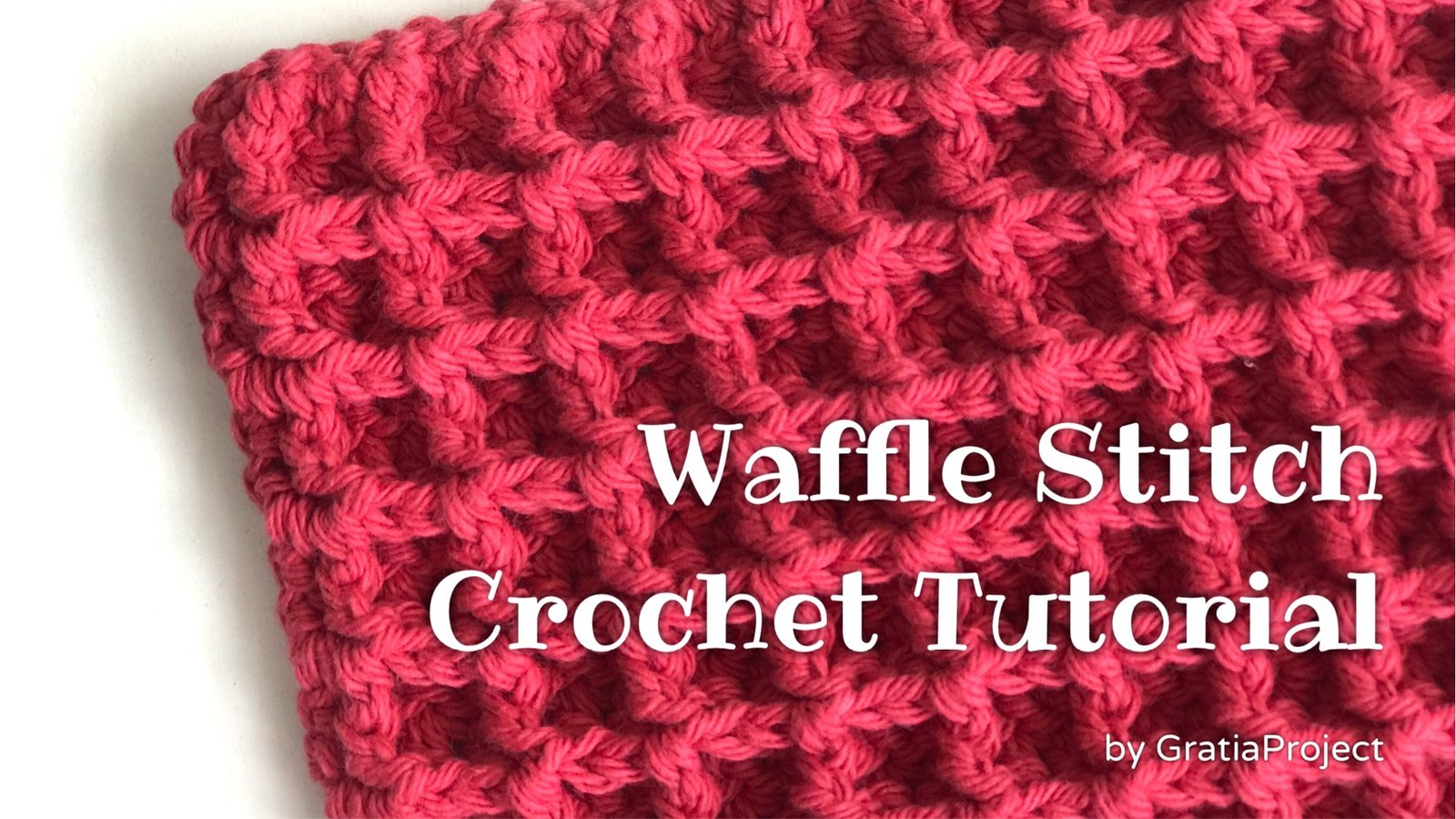 Tutorial Crochet Waffle Stitch | Crochet to Sell | DIY Gifts