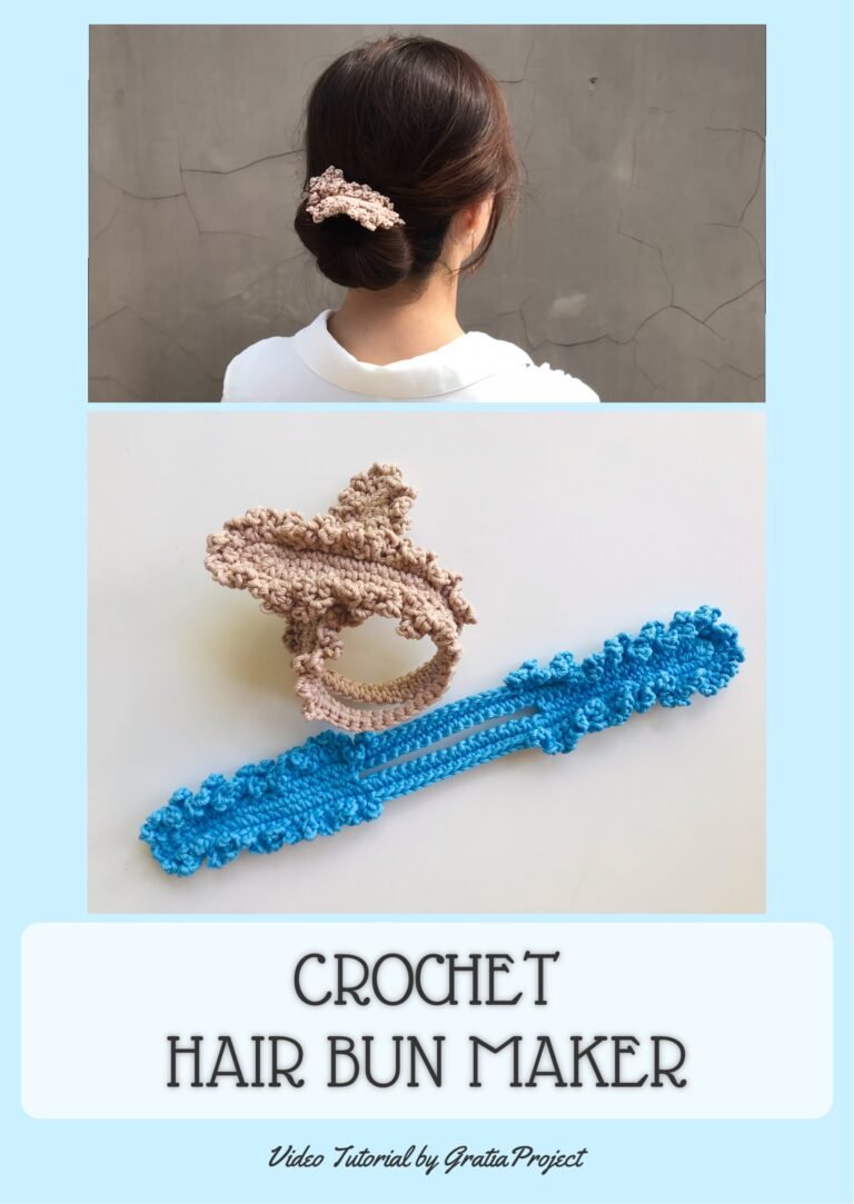 Hair Bun Maker Crochet Hair Accessories Gratia Project