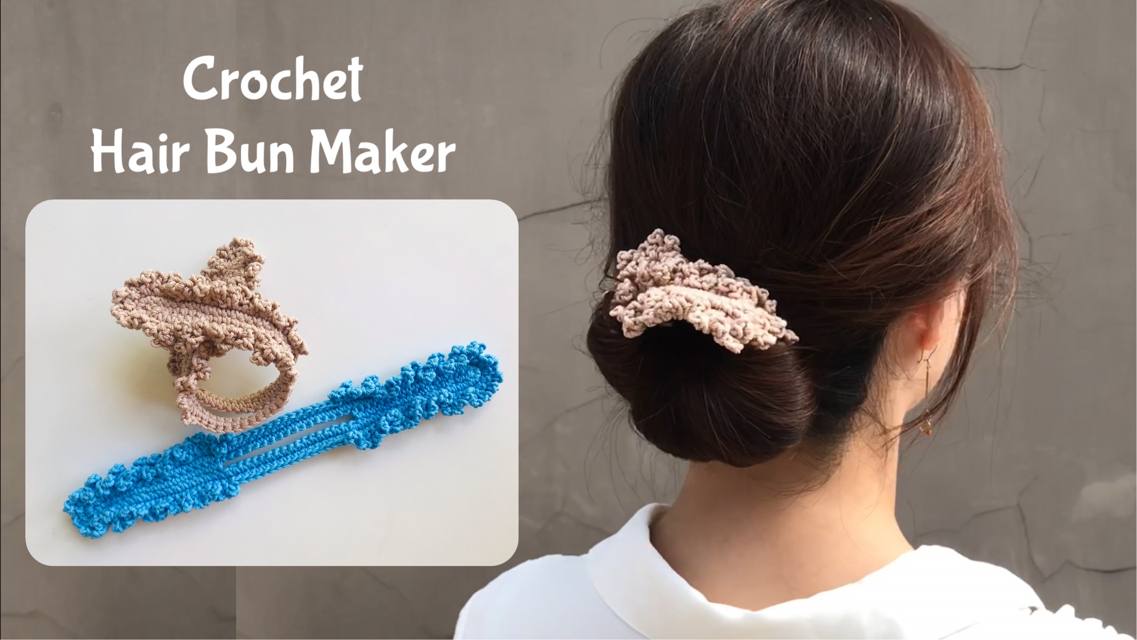 Hair Bun Maker Crochet Hair Accessories - Gratia Project