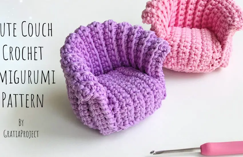 cute couch crochet amigurumi pattern