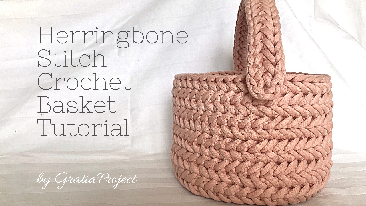 Herringbone Stitch Bag Handle Crochet Tutorial