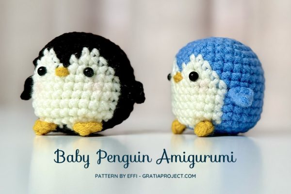 baby penguin amigurumi crochet pattern