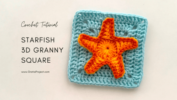 crochet starfish 3d granny square