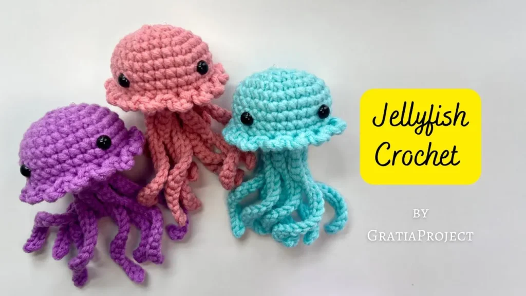 Jellyfish Crochet Pattern No-Sew | Easy Amigurumi for Beginners