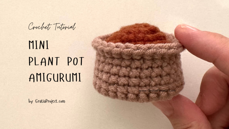 Crochet Mini Plant Pot Amigurumi Tutorial