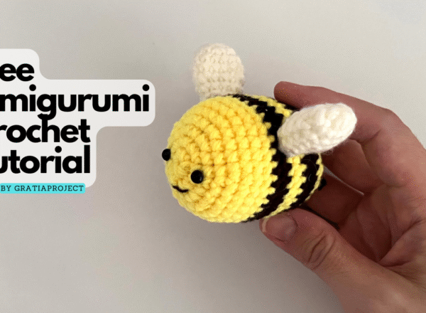 Bee Amigurumi Crochet Tutorial | Step-by-step Crochet Along