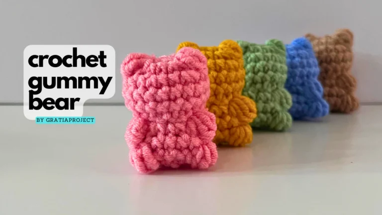 Crochet Gummy Bear Tutorial | Crochet Along Step-by-step