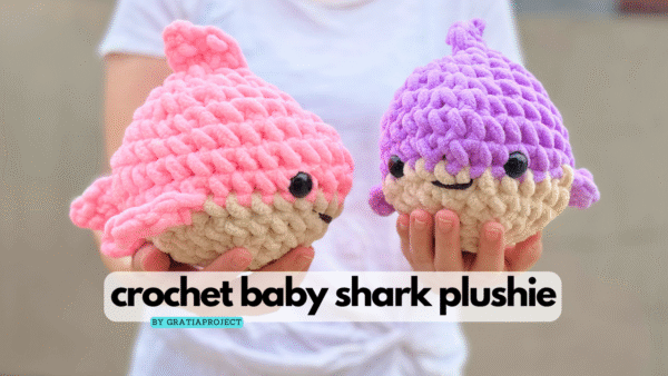 Crochet Baby Shark Plushie
