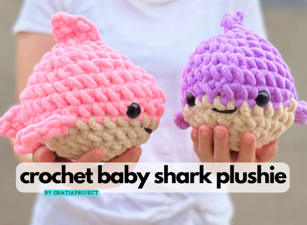 Crochet Baby Shark Plushie