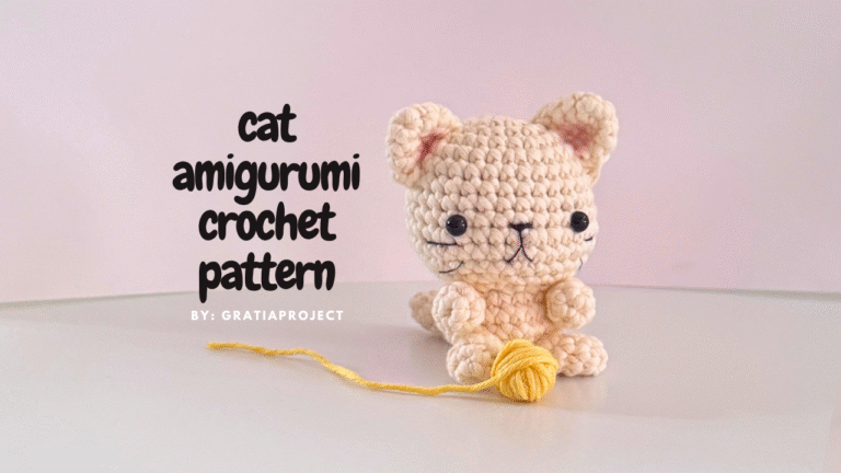 cat amigurumi crochet pattern