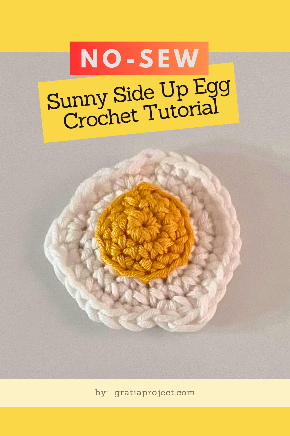 No-Sew-Sunny-Side-Up-Egg-Crochet