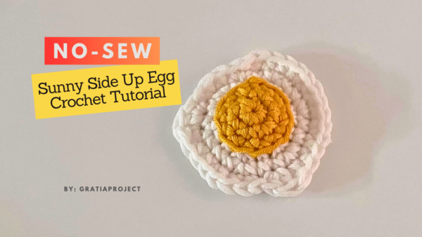 No-Sew-Sunny-Side-Up-Egg-Crochet