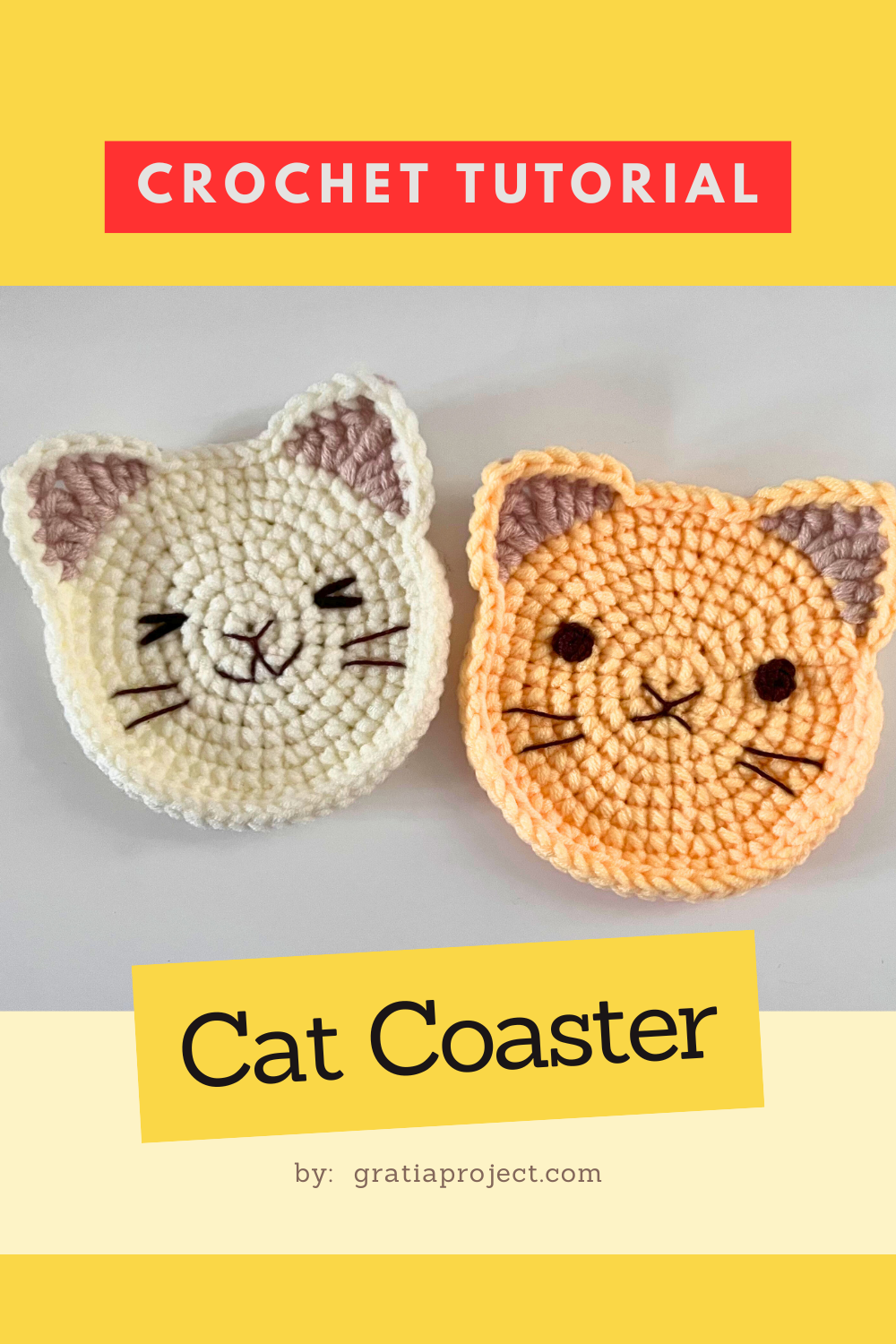 Crochet-Cat-Coaster
