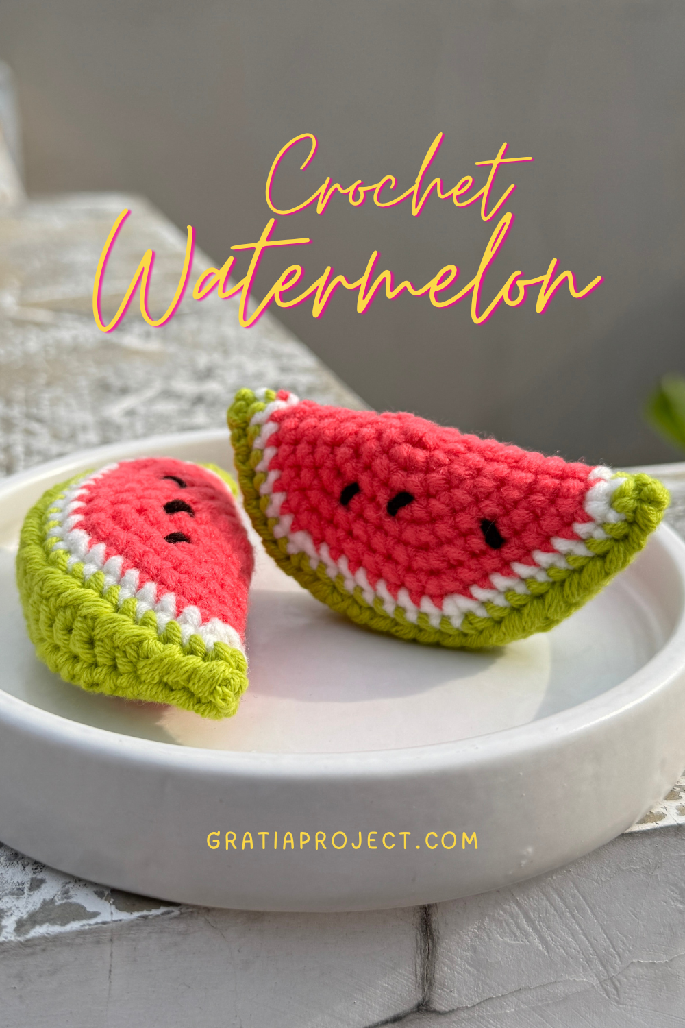 watermelon crochet pattern