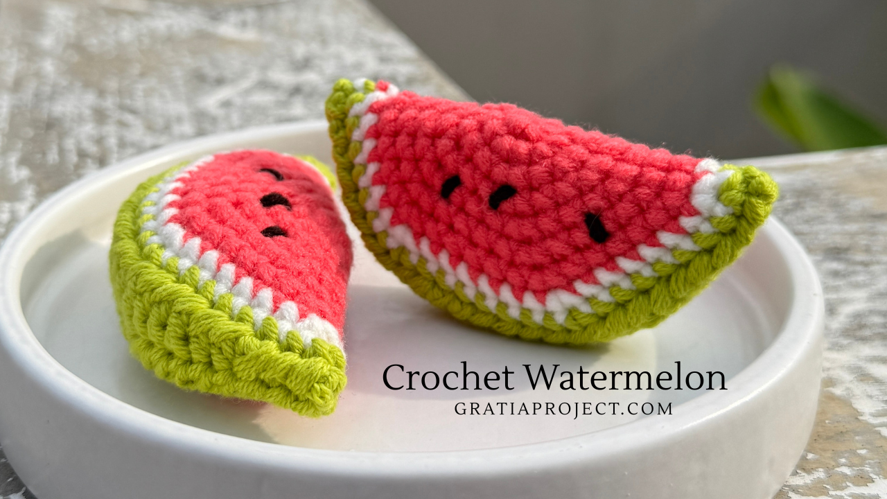 watermelon crochet pattern