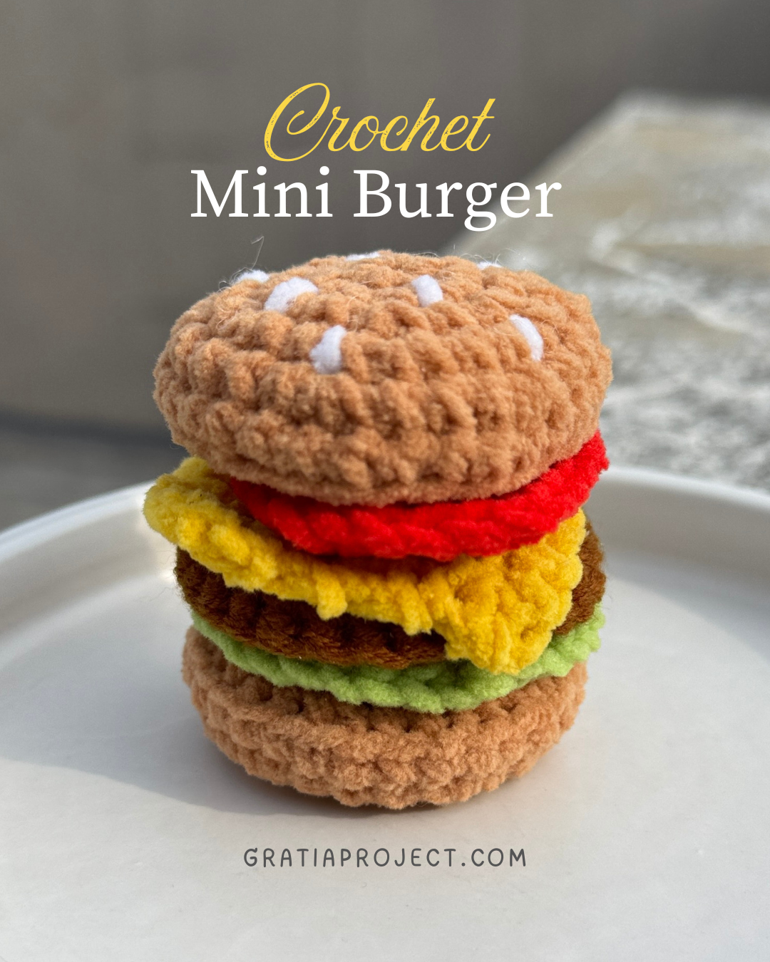 Crochet Mini Burger