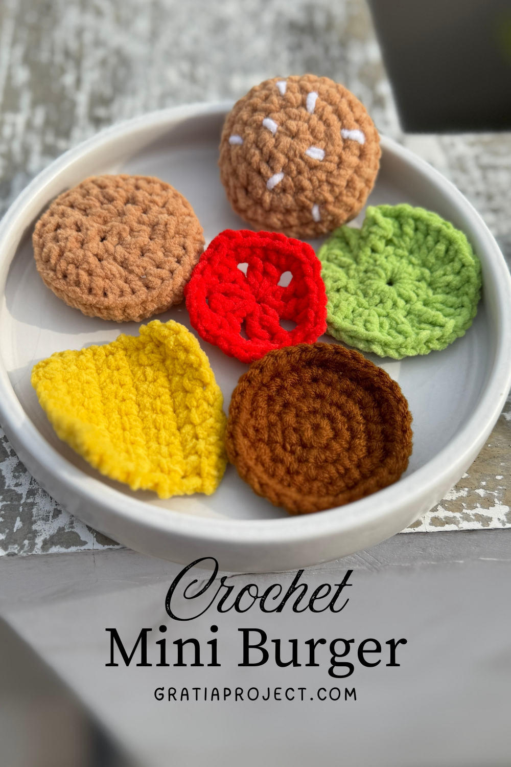 Crochet Mini Burger