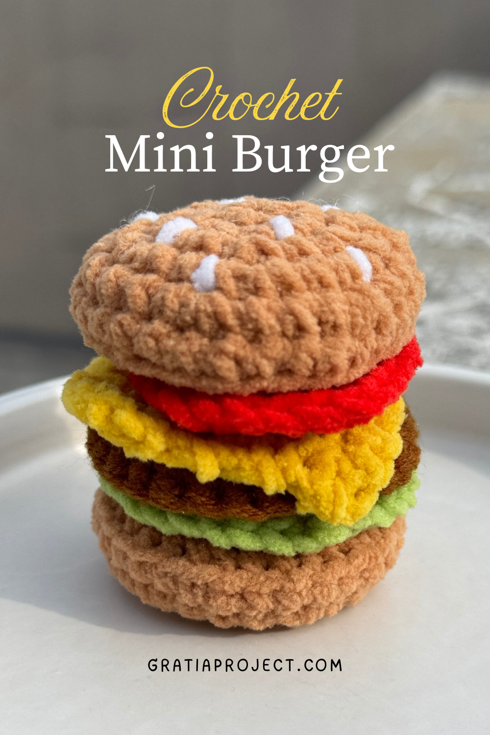 Crochet Mini Burger