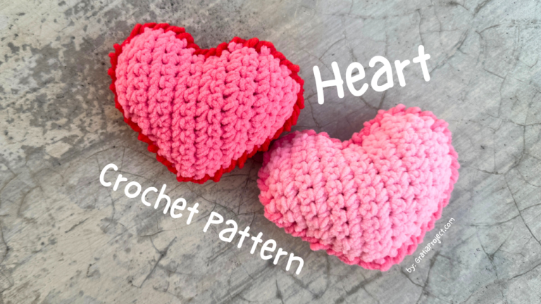 Puffy Heart Crochet Pattern puffy heart crochet pattern